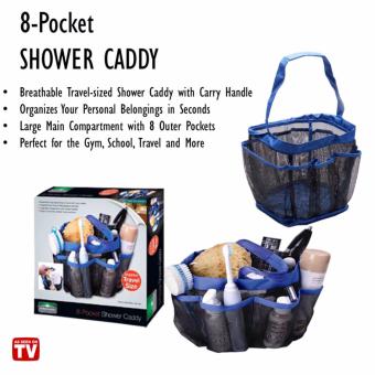 Lucky - 8-Pocket Shower Caddy - Keranjang Peralatan Mandi 8 Set