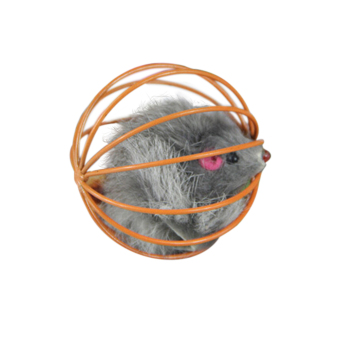 Sporter Hot More Playing Toys False Mouse in Rat Cage Ball Gray/Orange (Intl)
