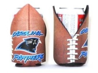 (2) NFL CAROLINA PANTHERS CAN COOLIE KOOZIES NEW! - intl