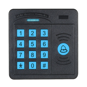 Door Access Control System Controller wth ID Cards and Remote Control (Black)