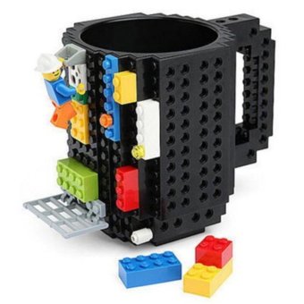 Gelas Mug Lego - Black