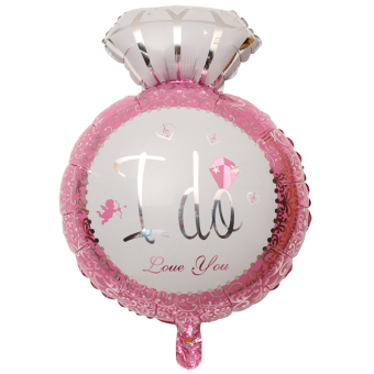 Homegarden Diamond Ring Foil Balloon (Pink)