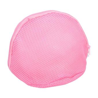 Laundry Underwear Bra Lingerie Washing Mesh Net Bag(Pink Triangle Shape) - intl
