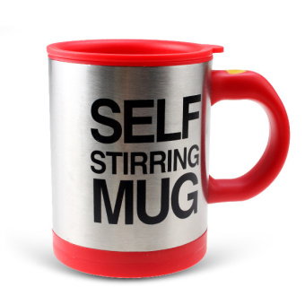 Ripple Self Stirring Mug - Merah