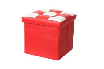 Jlove PVC Leather Bench Seat Storage Chair Multifunction Storage Box Seat Home Sundries Organizer Green ( 31*31*31cm ) - intl