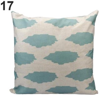 Broadfashion Fashion Tree Flower Print Throw Pillow Case Cushion Cover Home Sofa Decoration (#17) - intl