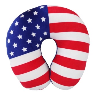 Bantal Mobil - Bantal Leher Bendera Amerika