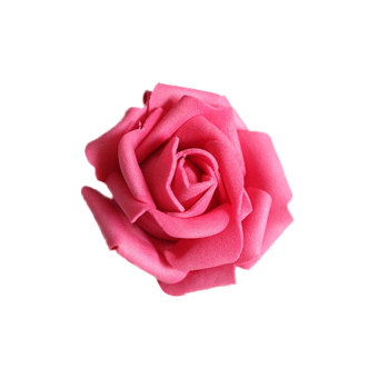 BolehDeals BolehDeals 50Pcs Foam Rose Heads Artificial Flower Bridal Bouquet Party Home Decor Rosy
