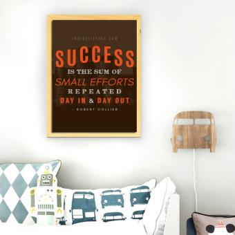 Frame Motivasi Success Is The Sum Of Small Efforts (A-45)