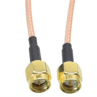 Fliegend Cable SMA Male Plug to SMA Male Straight Crimp RG316 Double Shielded 3FT Pigtail
