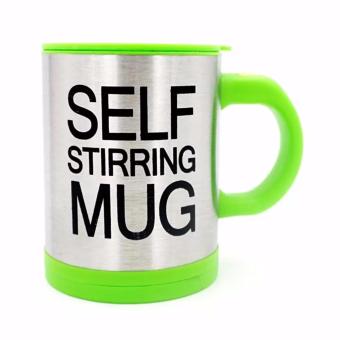 Self Stirring Mug/Gelas Pengaduk - Green