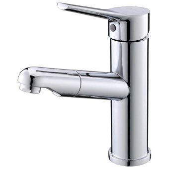 Basin faucet pull SINGLE HOLE WASH-BASIN hot and cold wash basin mixer New whole copper faucet - intl