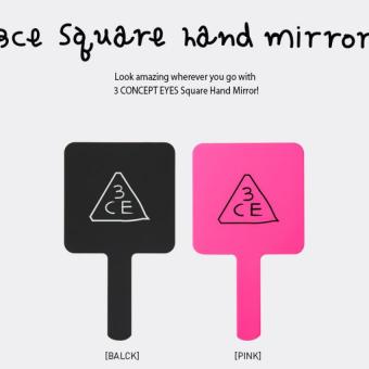 3CE SQUARE HAND MIRROR_PINK - intl