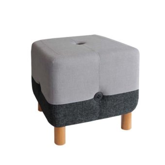 Felagro The Cube 40 Pouf Chair - Grey-Black