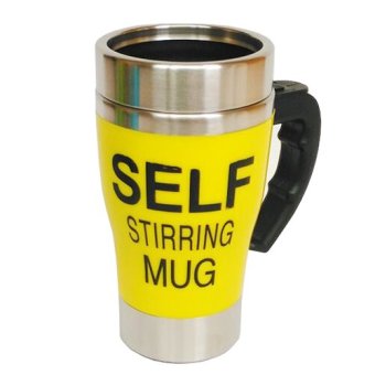 Self Stirring Mug - Kuning