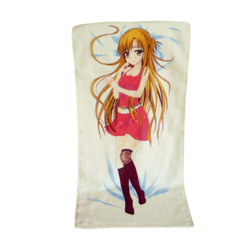 360DSC Creative Color Changing Cotton Cartoon Girl in Red Dress Pattern Magic Temperature Control Towel Novelty Gift