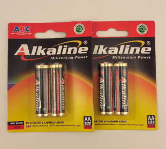 Alkaline Baterai ABC AA Paket 2 Hanger @2baterai