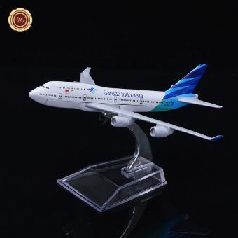 WR Garuda Indonesia Aircraft Plane Model Metal Office Decor Gift Ideas for Kids - intl