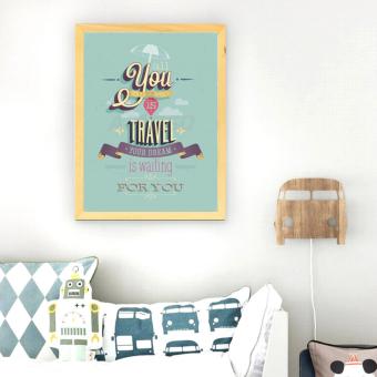 Frame Motivasi All You Need is Travel (A-49)