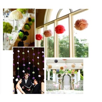 10pcs!! 15CM fashion Home color bouquet Home party classroom layout wedding Furnishing decoration Furnishing wedding paper - intl