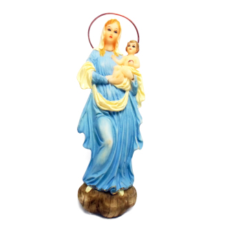 OHOME Decor 3D Bunda Maria dan Bayi Yesus Patung Keramik Pajangan Catholic Ide Hadiah - EV-SP2019