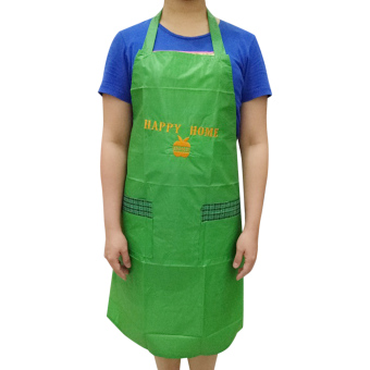 diva-Davi Celemek dapur apron waterproof - hijau