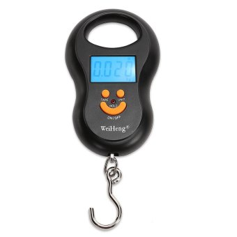 S&L WeiHeng WH-A03L 50kg / 10g LCD Display Double Precision Portable Electronic Hanging Scale - intl