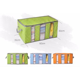 Storage Box 65L 3 Layer Sisi Cloth Organizer Bag Bamboo Charcoal