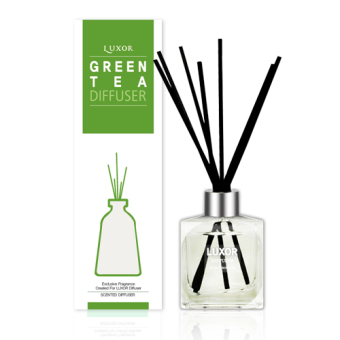 Luxor Aroma Reed Diffuser Green Tea 200ml Bottle + 5 Reed Sticks - Intl