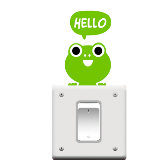 Homegarden Wall Sticker Removable Hello Cute Frog