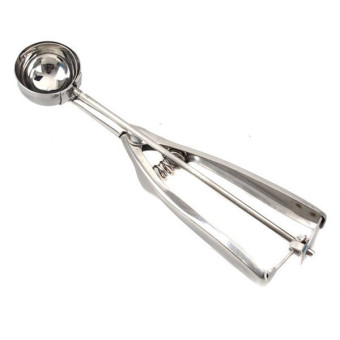 Ai Home Stainless Steel Ice Cream Scoop (Silver)