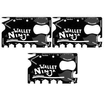 Wallet Ninja Multi Purpose Wallet Ninja 18 in 1 - 3 Pcs