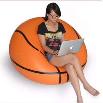 Kursi Bangku Sofa Angin Bola BASKET Tempat Duduk Unik PVC Merek Intime