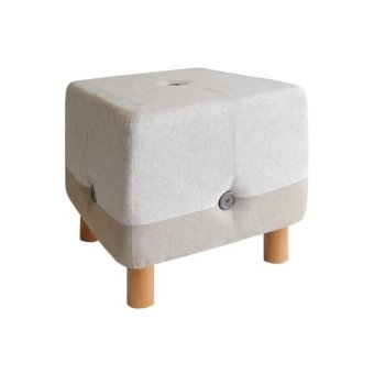 Felagro The Cube 40 Pouf Chair - WHITE - CREAM