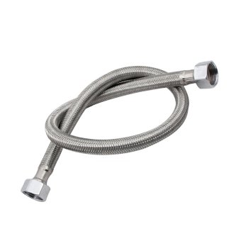 360DSC SUS304 Stainless Steel Braided 1/2\" Water Supply Line Double-end Anti-explosion Female Thread Pipe 80cm
