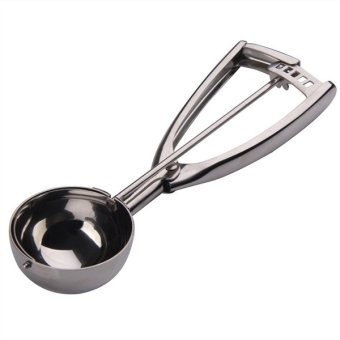 60mm Stainless Steel Gear Handle Ice Cream Scoop Mashed Potato Cookie Spoon