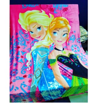 Selimut Super Lembut Merk Akiko - Karakter Queen & Princess Frozen Uk. 150x200 CM