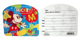 Disney - Mickey Kartu Undangan (402ST)