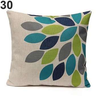 Broadfashion Fashion Tree Flower Print Throw Pillow Case Cushion Cover Home Sofa Decoration (#30) - intl