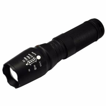 LED Light Tactical Flashlight Mini Senter XPE LED - W-01 - Hitam