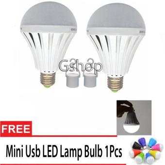 LED Autolamps Bohlam Emergency 15W + Hook Free USB LED Portable Mini Light Lamp Bulb