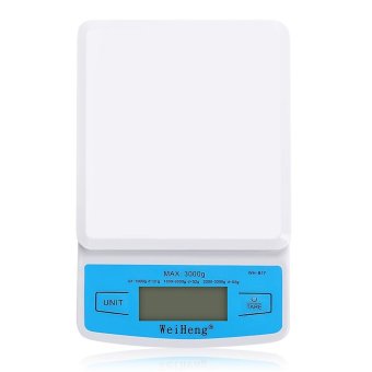 S&L WeiHeng WH-B17 0.1g / 3kg LCD Electronic Scales Kitchen Food Weighing Tool - intl