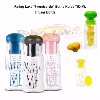 Promise Me Bottle Korea Infused Water 750ml - Multicolor
