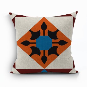 Yazilind Splice pattern decorative pillowcase room sofa home 45*45CM/17.55*17.55 inch