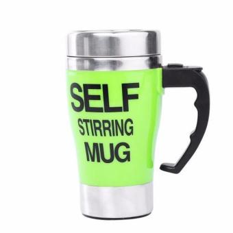 350Ml Self Stirring Coffee Mixer Mugs Electric Smart Cofffee Cups - intl