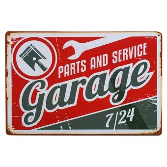 Vintage Decorative Signs Tin Metal Iron Sign Painting For Wall Home Bar Coffee Shop (Style 12) - intl