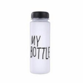My Bottle Clear - Botol Minum Plastik 500ml - Hitam