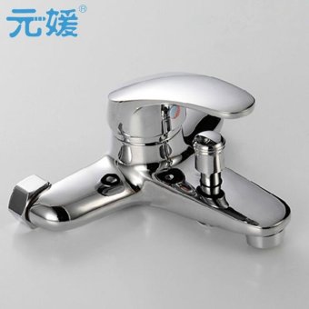 Bathroom Faucet bathtub mixer hot and cold Cu all showers of mixed water valve water heater mixer with water out all brass tap A FULL BRASS TAP A - intl