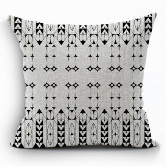 Yazilind interesting new Geometry pattern decorative pillowcase room sofa home 45*45CM/17.55*17.55 inch