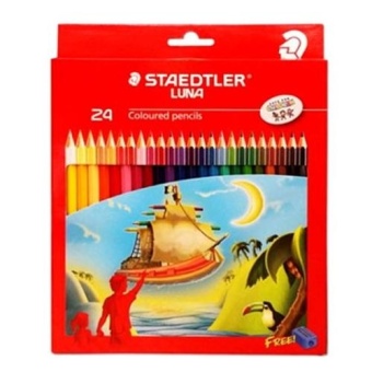 STAEDTLER Coloured Color Pencil Luna 136 24 Colors - intl